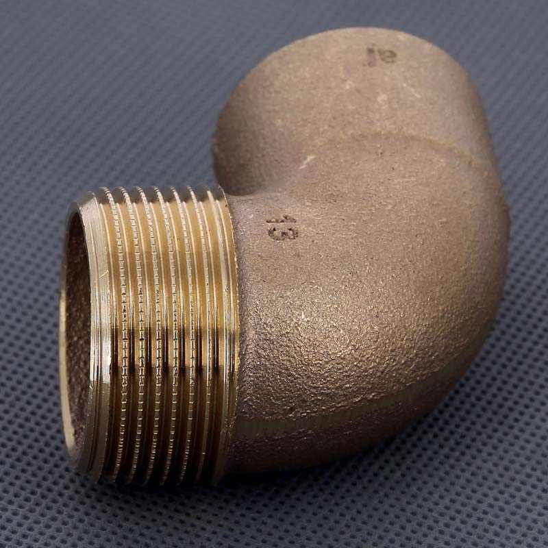 Угол 90° переходной пайка - НР 35 x 1"1/4 VIEGA бронза