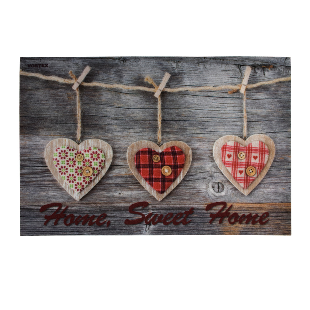 Коврик влаговпитывающий "samba" 60*90 см "home, sweet home" (1/10) "vortex" 24221