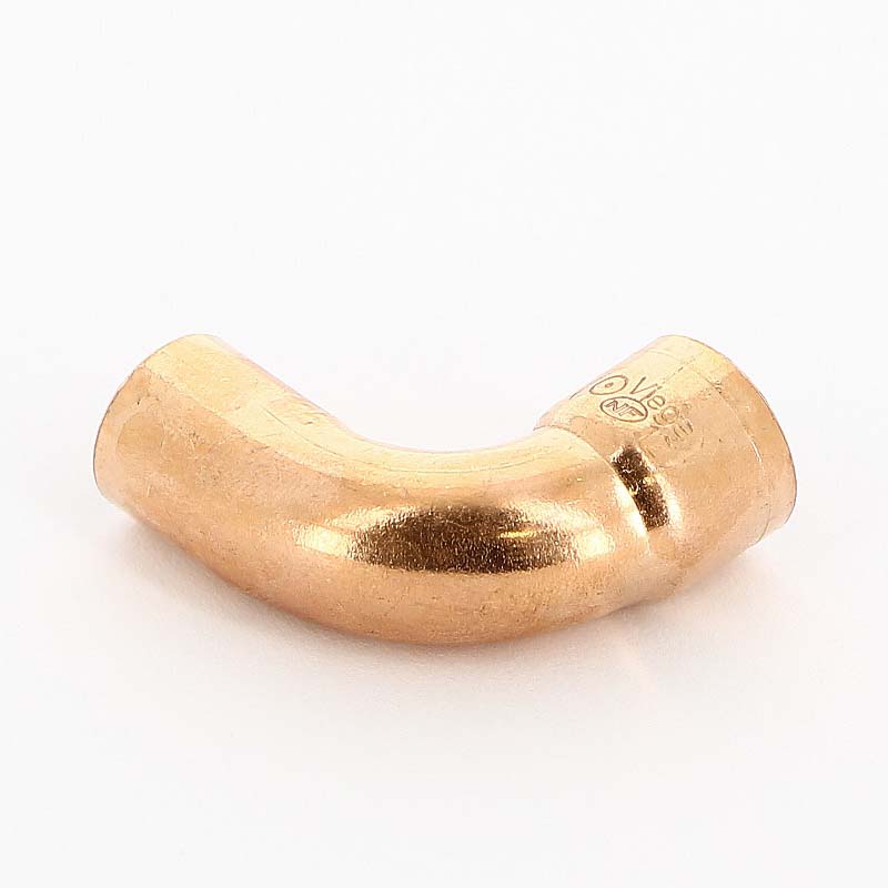 Отвод однораструбный 90° VIEGA пайка 12 мм медный