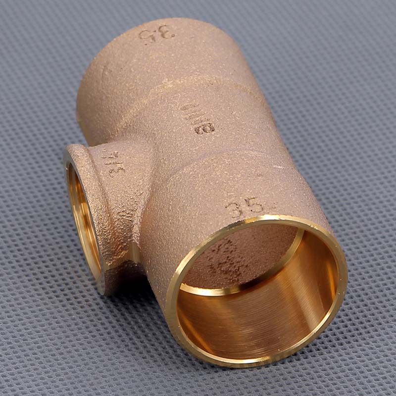 Тройник переходной под пайку ВР 42 х 1"1/2 VIEGA медный