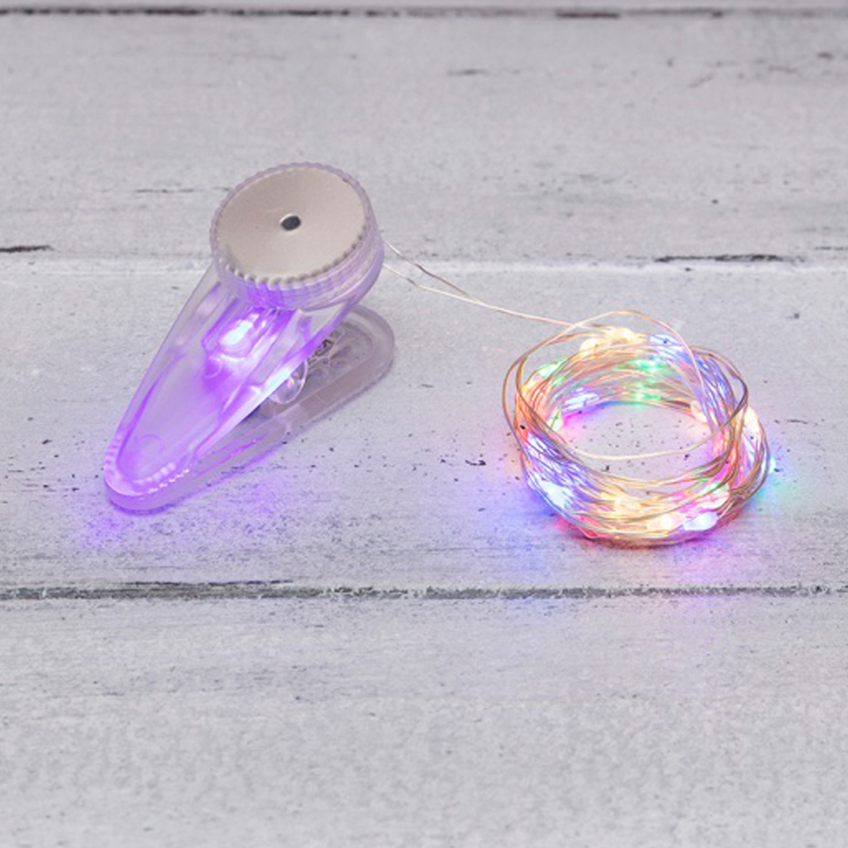 Электрогирлянда "роса" с прищепкой 3 м, 30 разноцв. ламп (1/96) "neon-night" 302-019