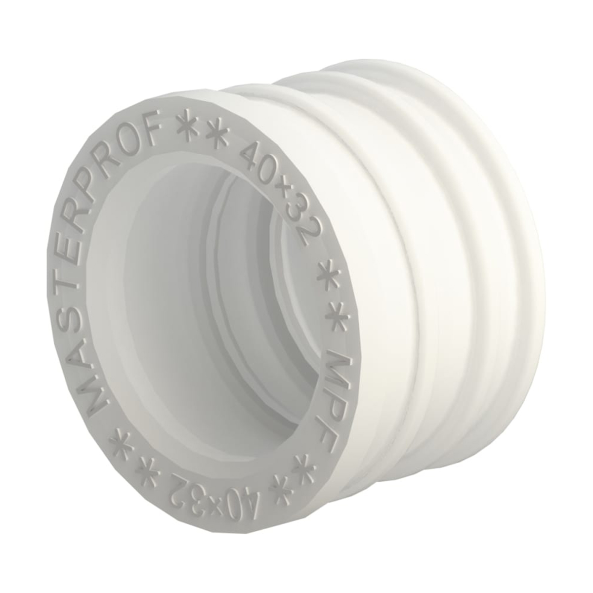 Манжета для канализации тэп d=40 х 32 мм (белая) (10/400) "mpf"