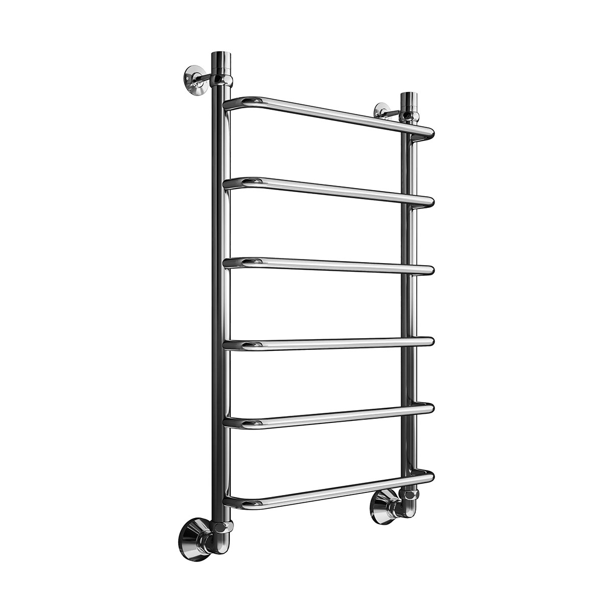 Полотенцесушитель водяной вид 8 "эко" 500*600 гайка/гайка (хром) (1) "маргроид"