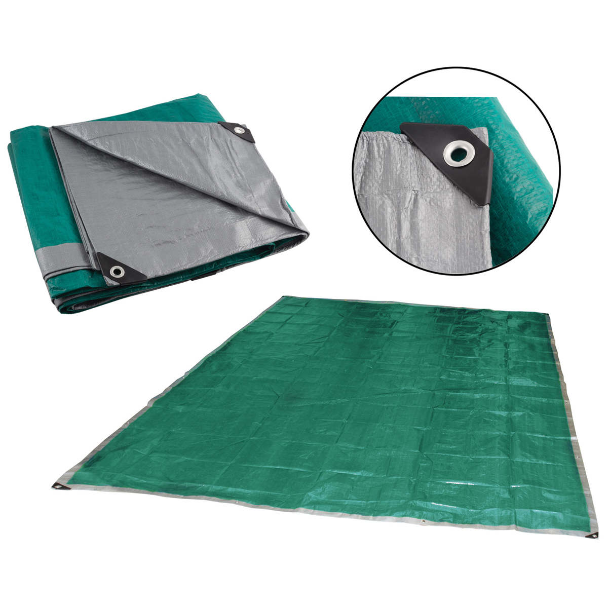 Тент  4*8 м (100 г/м2) универсальный защитный  (1/6)  "ecos"