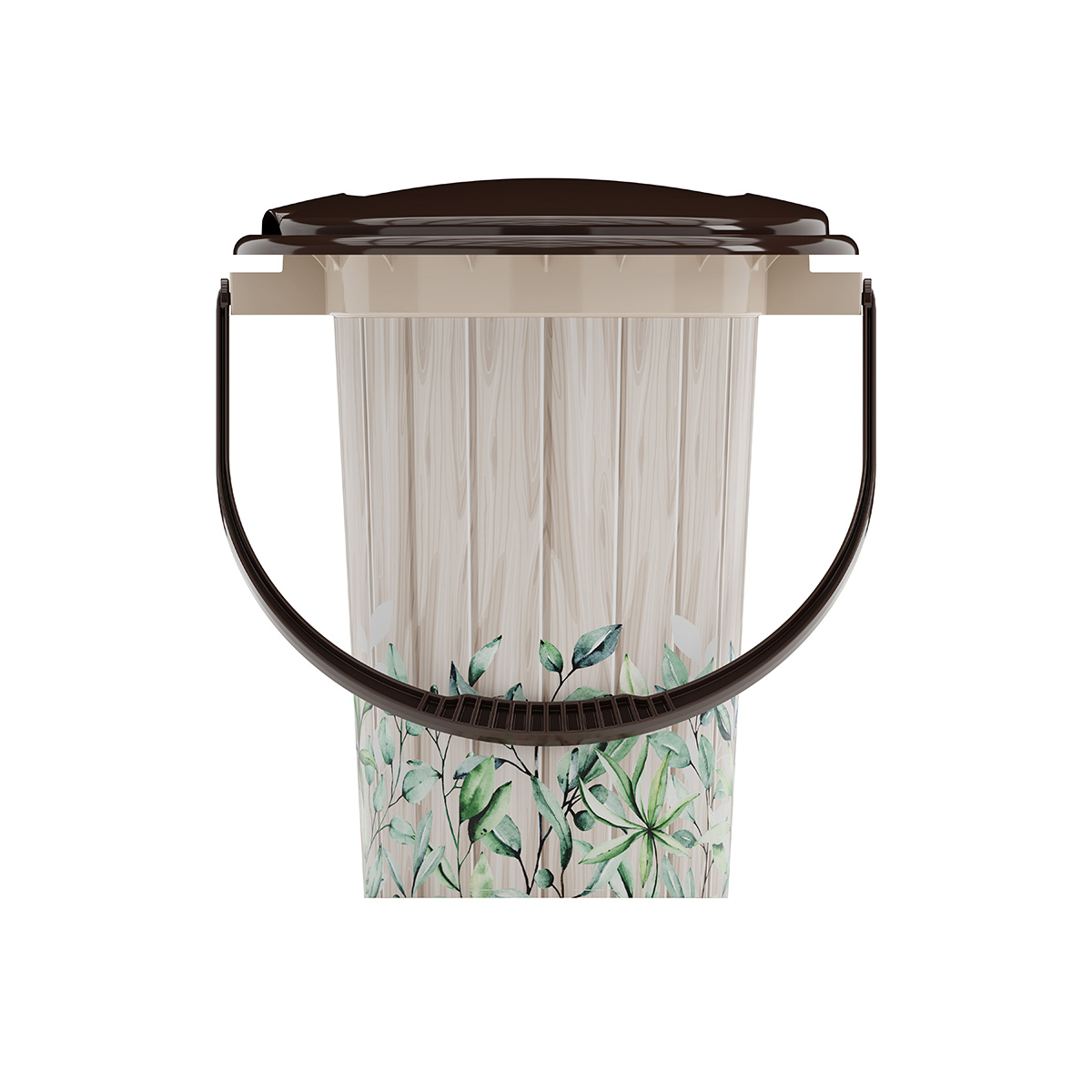 Ведро-туалет 17 л "летний день" (1/10) "альтернатива" м2328