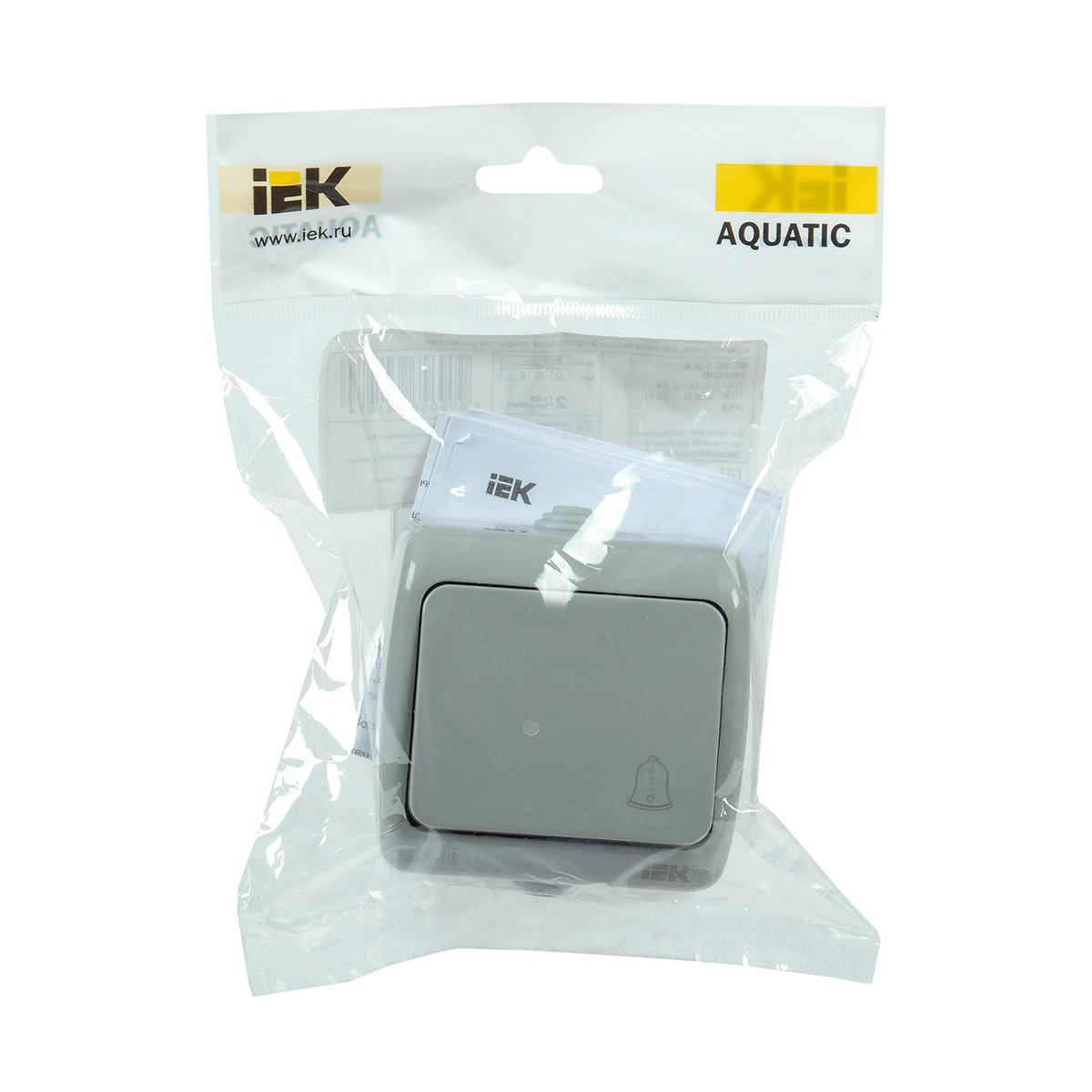 Выключатель открыт. уст. "aquatic" 1 кл. вс-20-1-3-а, 10а, ip54 (1/10/120) "iek"