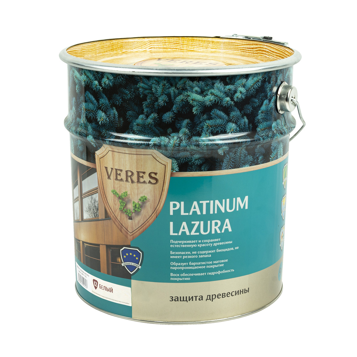 Верес платинум №12 белый 9 л (1) "veres"