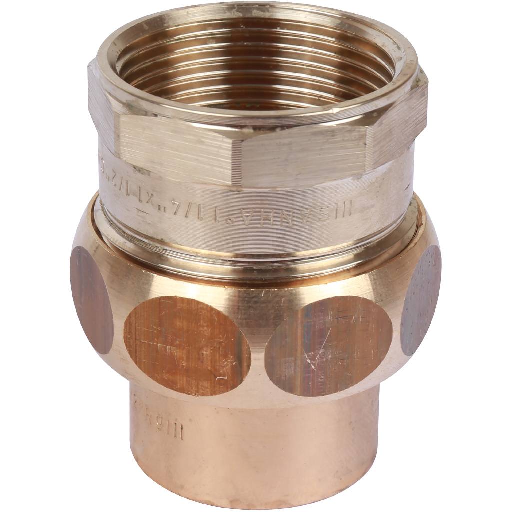 Американка (сгон) 35x1"1/4 ВР самоуплотняющаяся под пайку SANHA бронзовый 1434035114