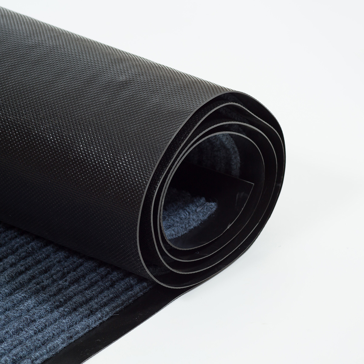 Коврик влаговпитывающий "ребристый" 100*200 см (серый) (1/3) "sunstep" 35-081