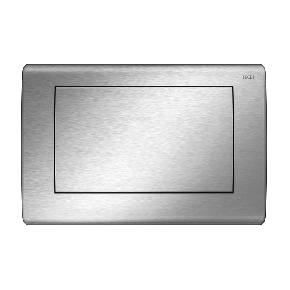 Металлическая панель смыва TECEplanus одинарная, нерж. сталь, для инсталляции, 144 x 214 x 15 мм