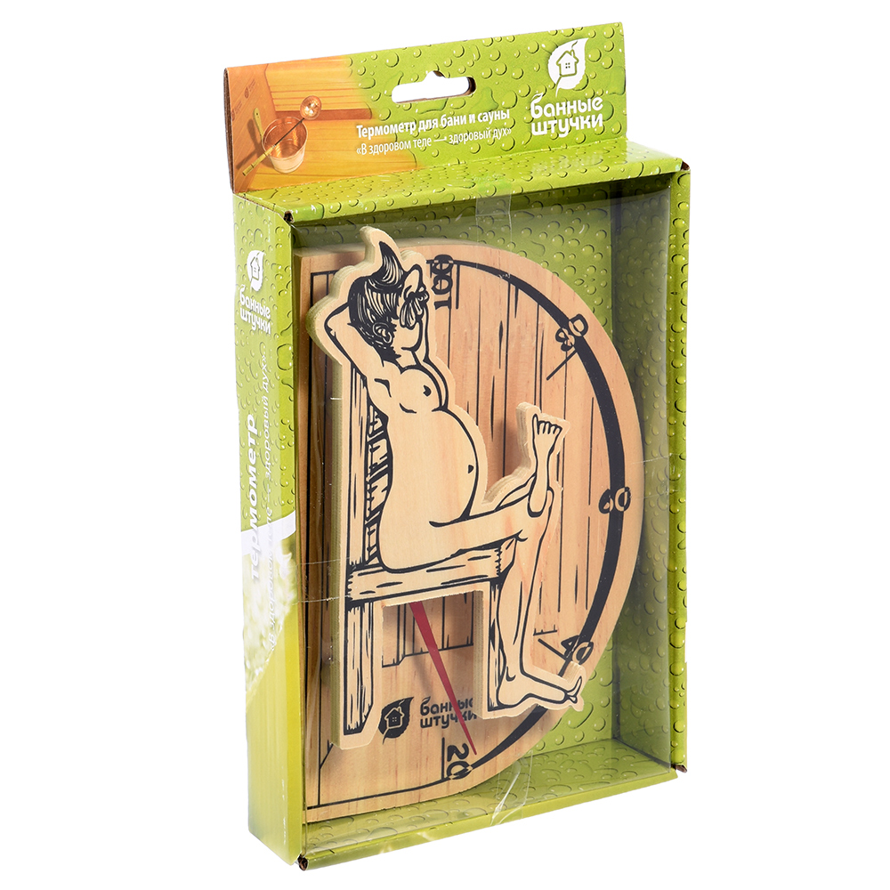 Термометр для бани "в здоровом теле-здоровый дух" (1/5) "банные штучки" 18003