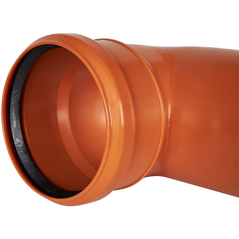 Отвод 87° для нар.канализации d=110 мм SINIKON УНИВЕРСАЛ