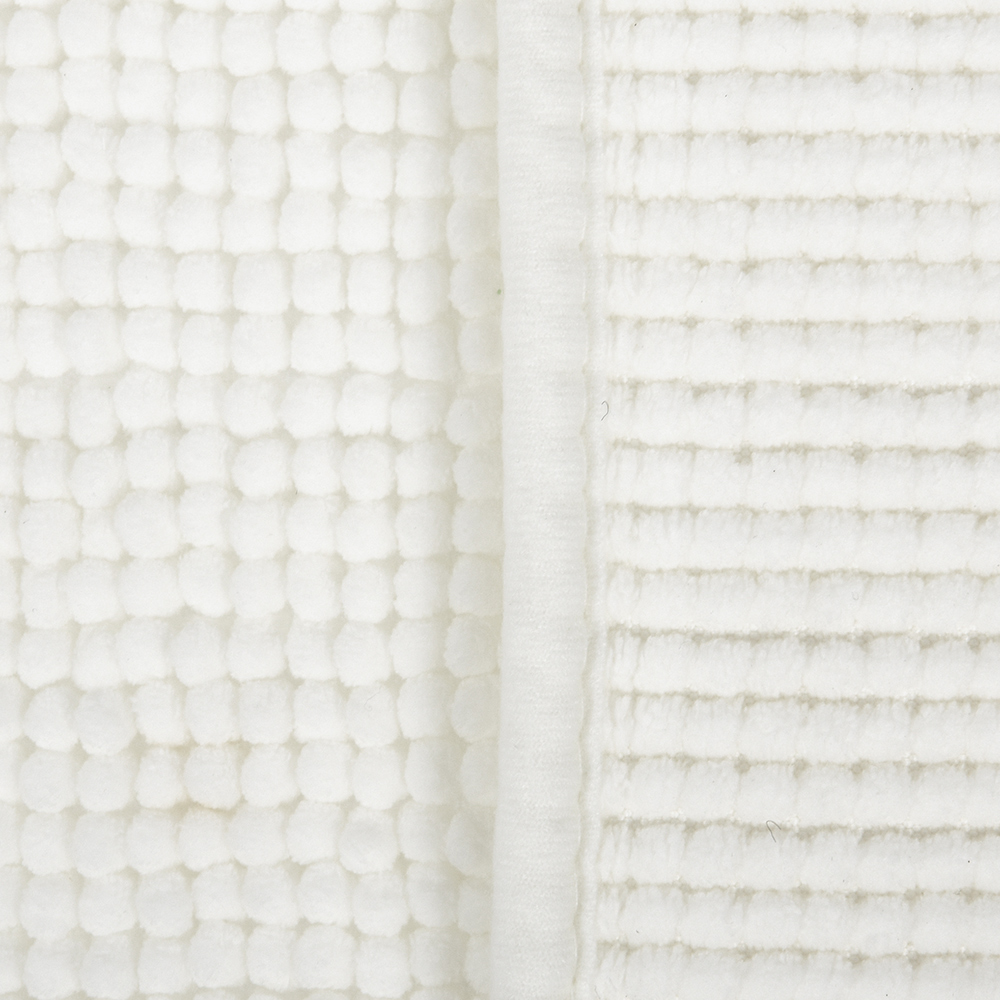 Коврик для ванной "spa" 50*80 см (белый) (1/10) "vortex" 24127