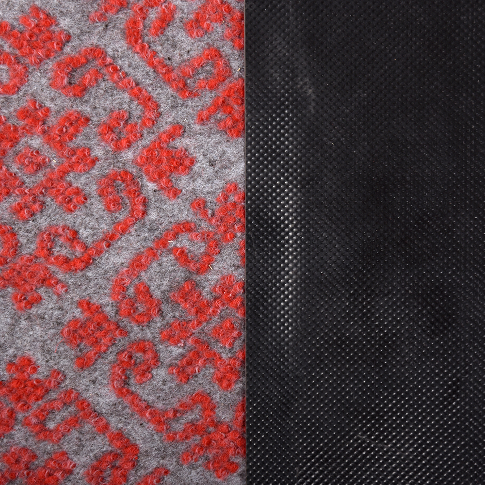 Коврик влаговпитывающий "hall" 50*80 см бордовый (1/10) "vortex" 24077