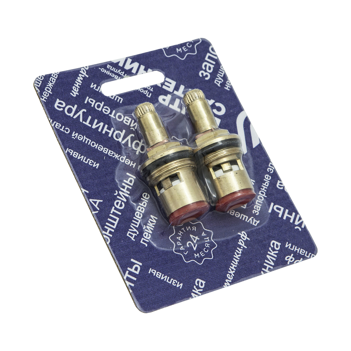 Кран-букса керамика имп. 1/2" квадрат 7*7 (комплект 2 шт.) кбк (2/200)