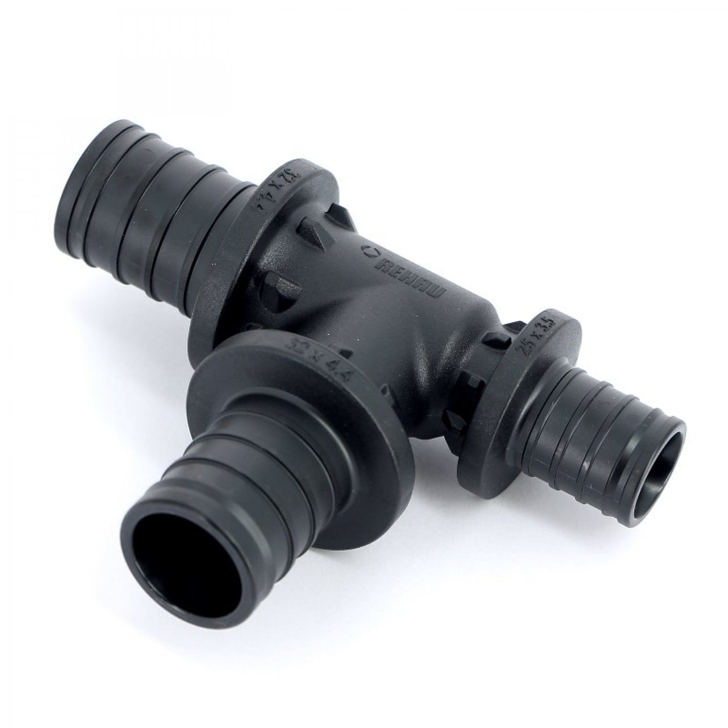 Тройник редукция 32 x 32 x 25 REHAU RAUTITAN PX пластик