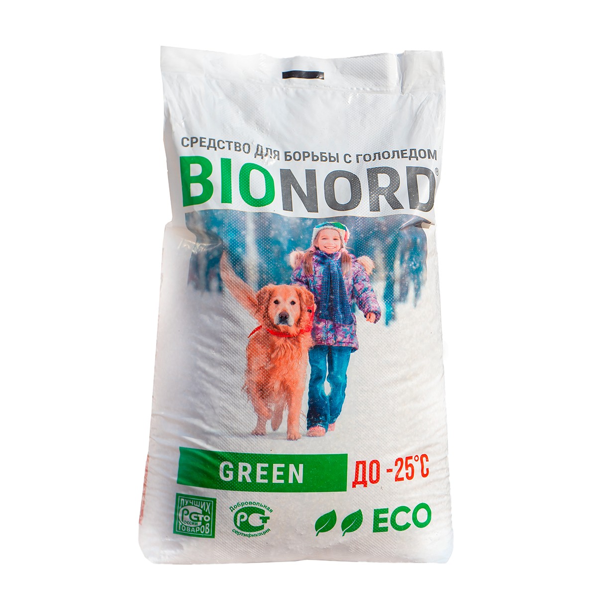 Антигололед "bionord green" 23 кг (1/40)