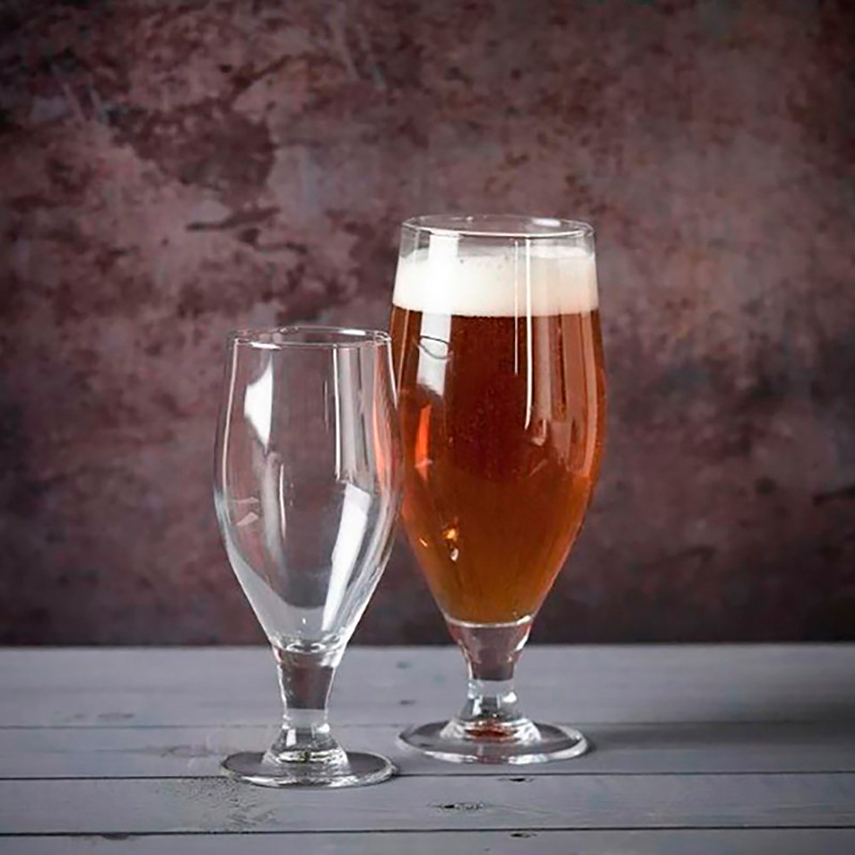 Бокал для пива "время дегустаций пивной тюльпан" 620 мл (набор 4 шт.) (1/2) "luminarc"