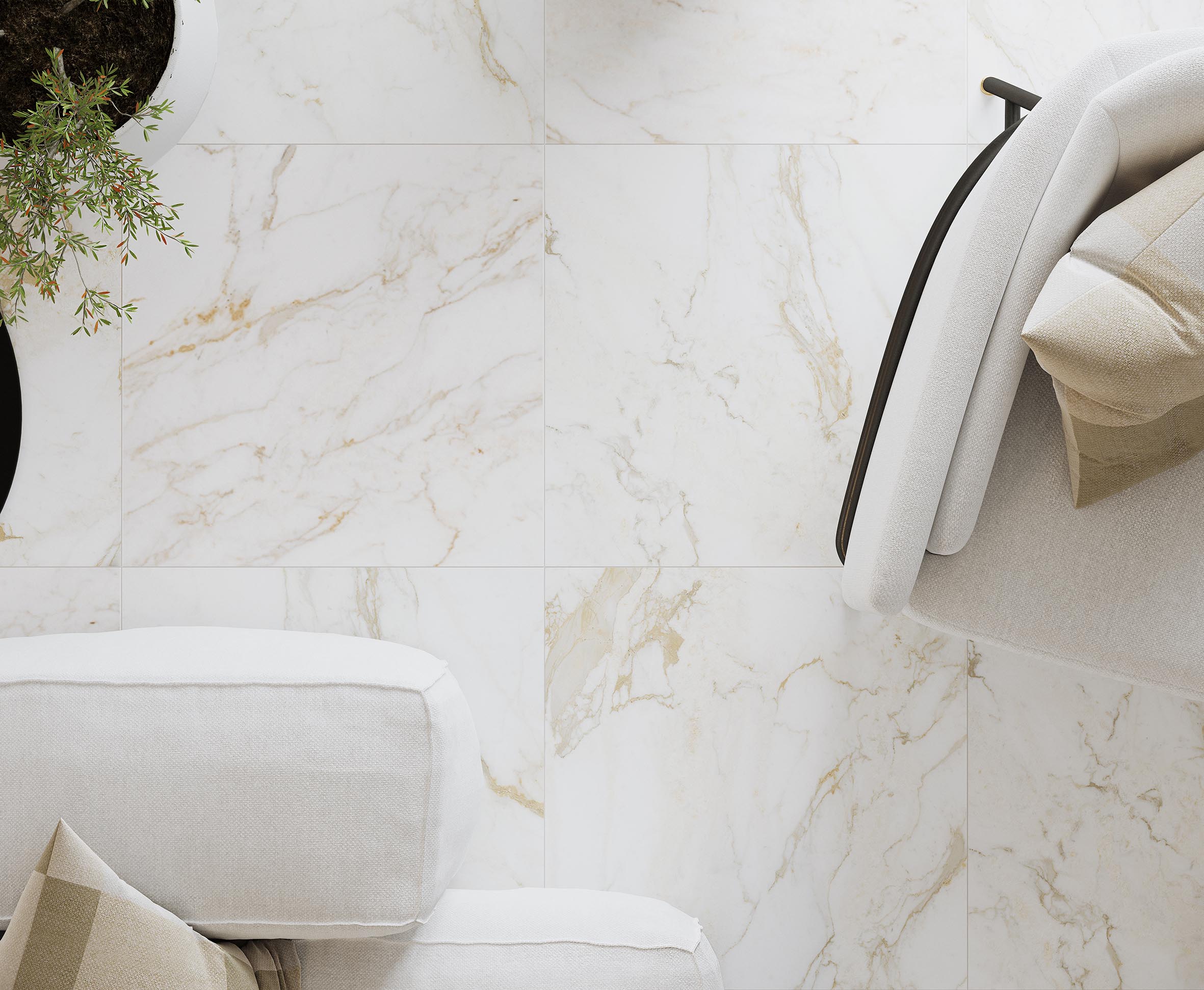 Calacatta oro керамогранит золотой полированный 60x60