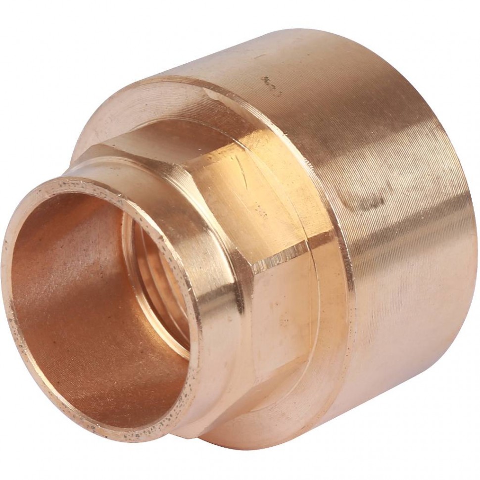 Муфта 28х1 1/4" переходная (ВР) под пайку с внутренней резьбой SANHA бронзовая 1427028114
