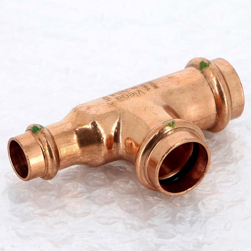 Тройник пресс медный Profipress VIEGA 22х22х15