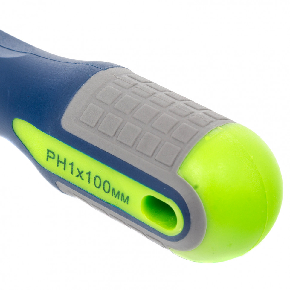 Отвертка, PH1 х 100 мм, CrV, трехкомпонентная рукоятка Сибртех (11795)