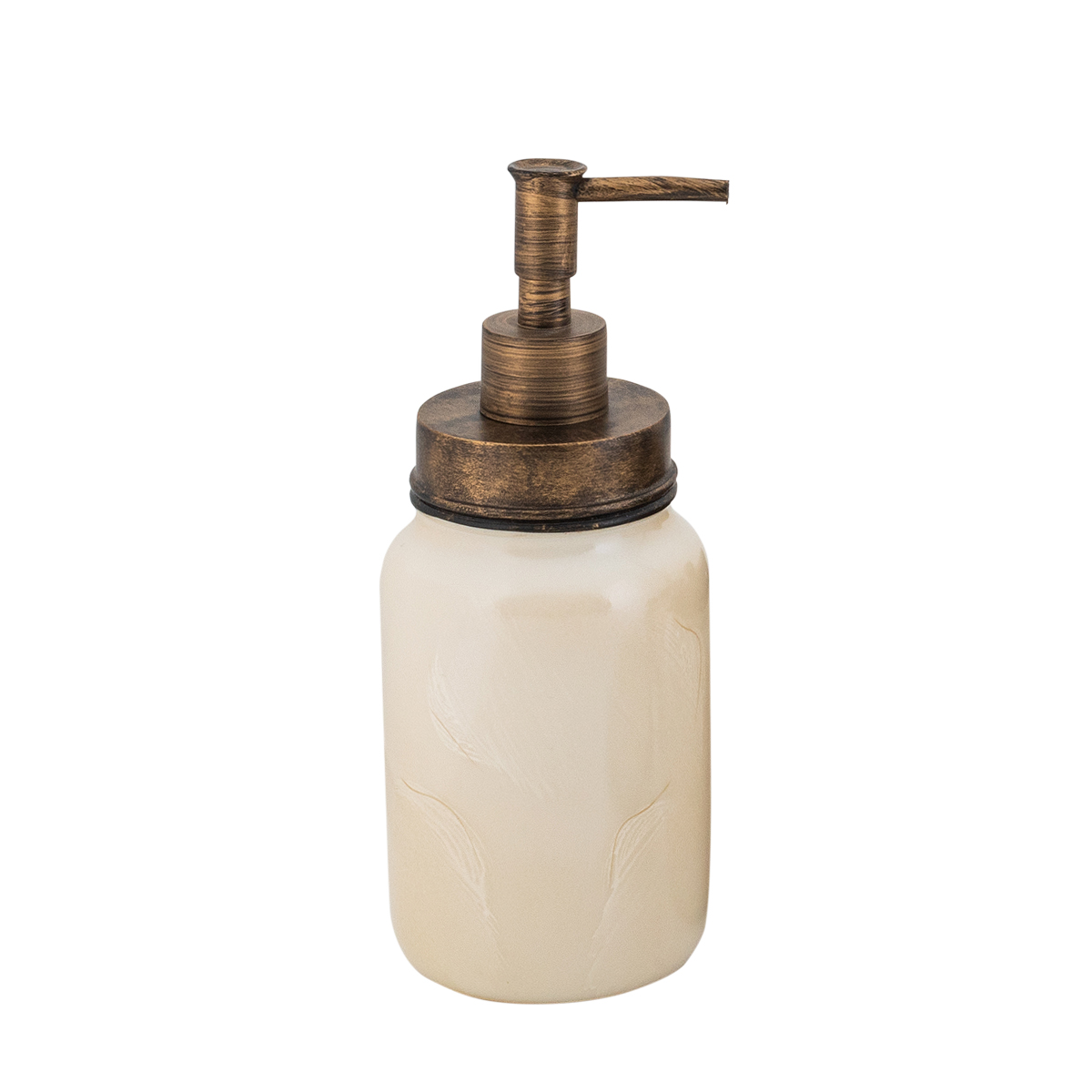 Дозатор для жидкого мыла "rome" полирезина (бежевый) (1/12) "swensa" swt-5700-a