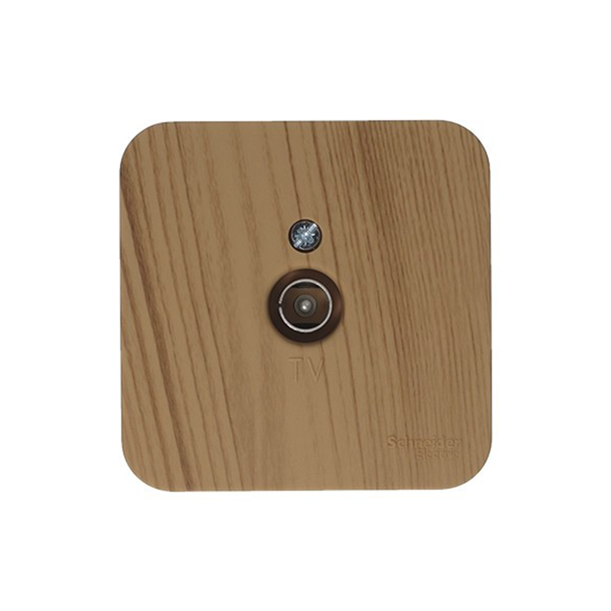 Розетка телевизионная открыт. уст. "blanca" коннектор, ясень (1/18/36) "schneider"