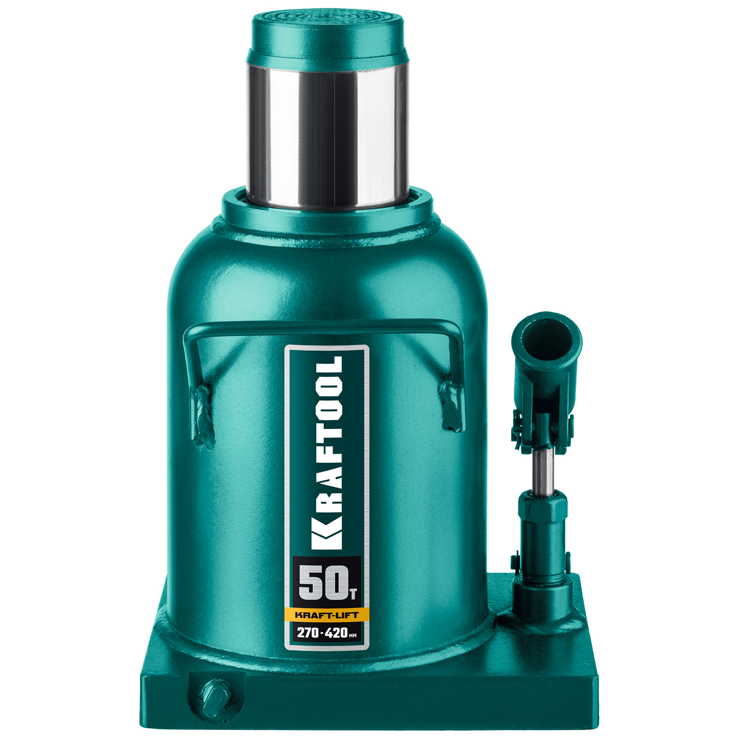 KRAFTOOL KRAFT-LIFT, 50 т, 270 - 420 мм, бутылочный гидравлический домкрат (43462-50)