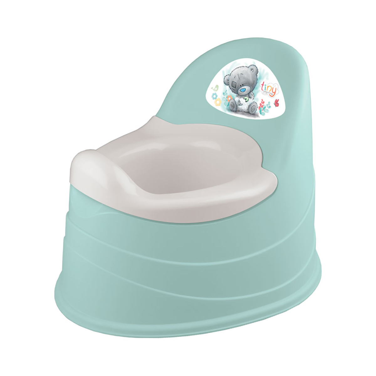 Горшок детский с аппликацией "me to you" 390*310*305 мм (зеленый) (1/4) "бытпласт"