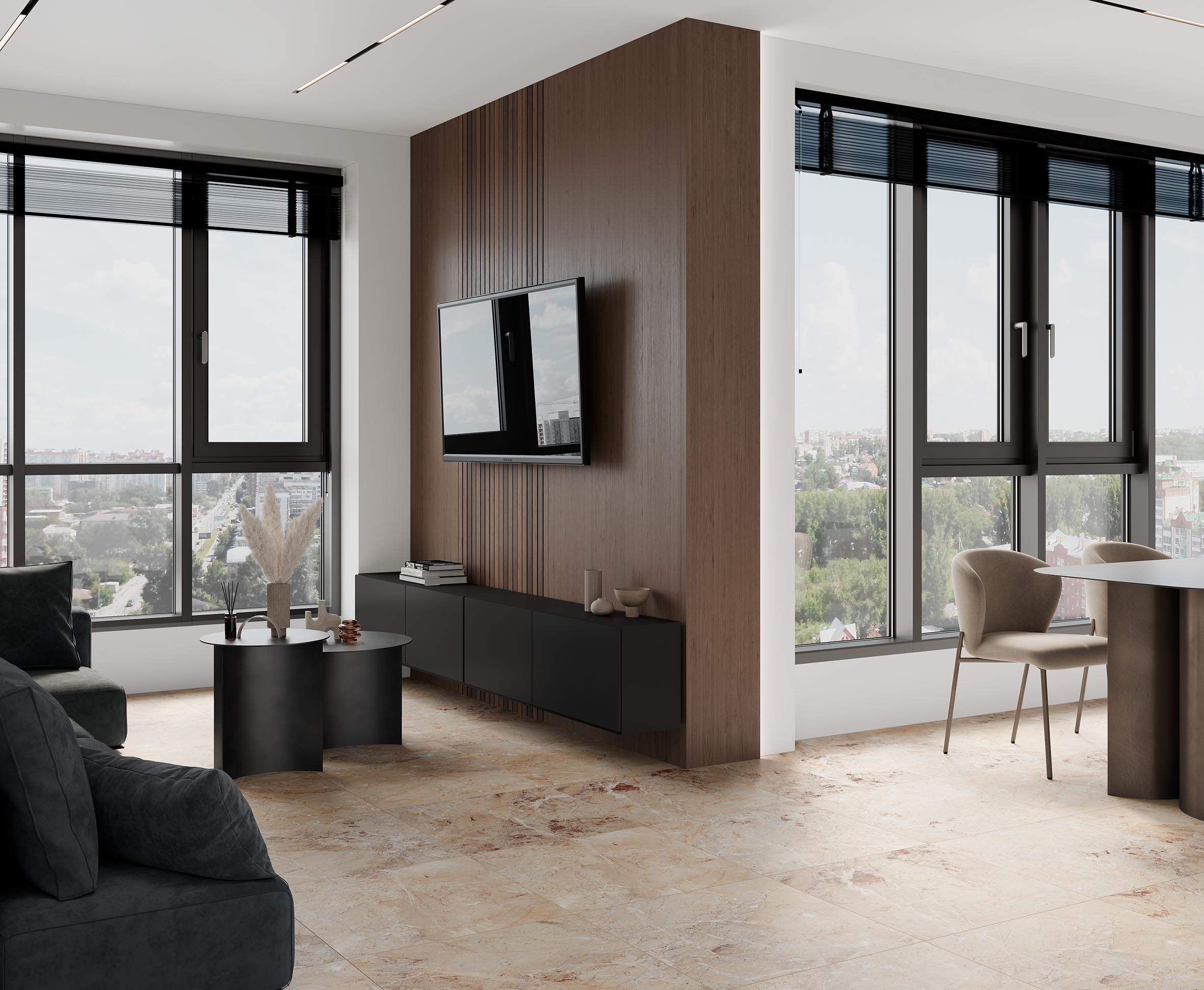 Brecia antic brown керамогранит полированный 60x120