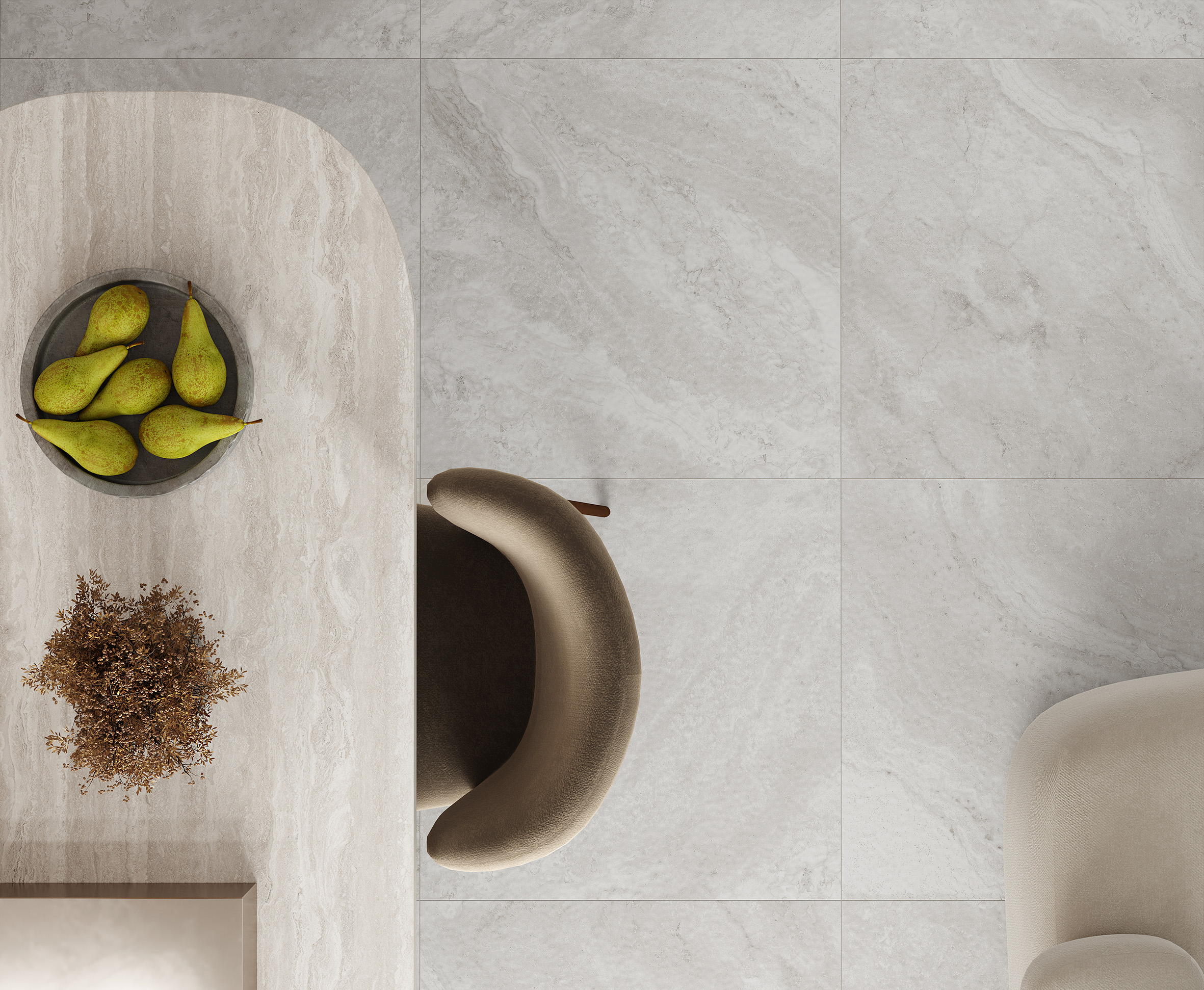 Titan white керамогранит cтруктурный 60x60