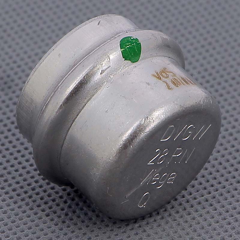 Заглушка пресс 28 нержавеющая сталь Sanpress Inox VIEGA