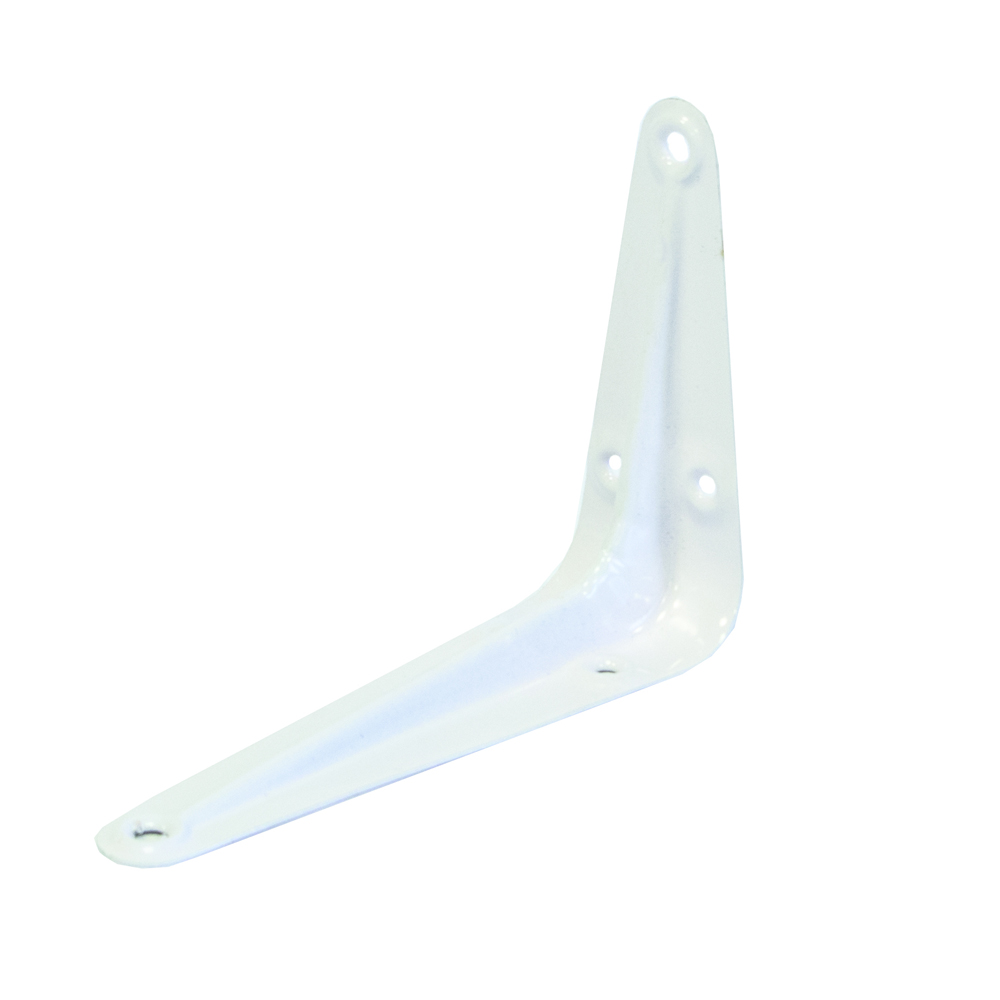 Кронштейн угловой белый  100 х 75 мм (20/240) "tech-top"