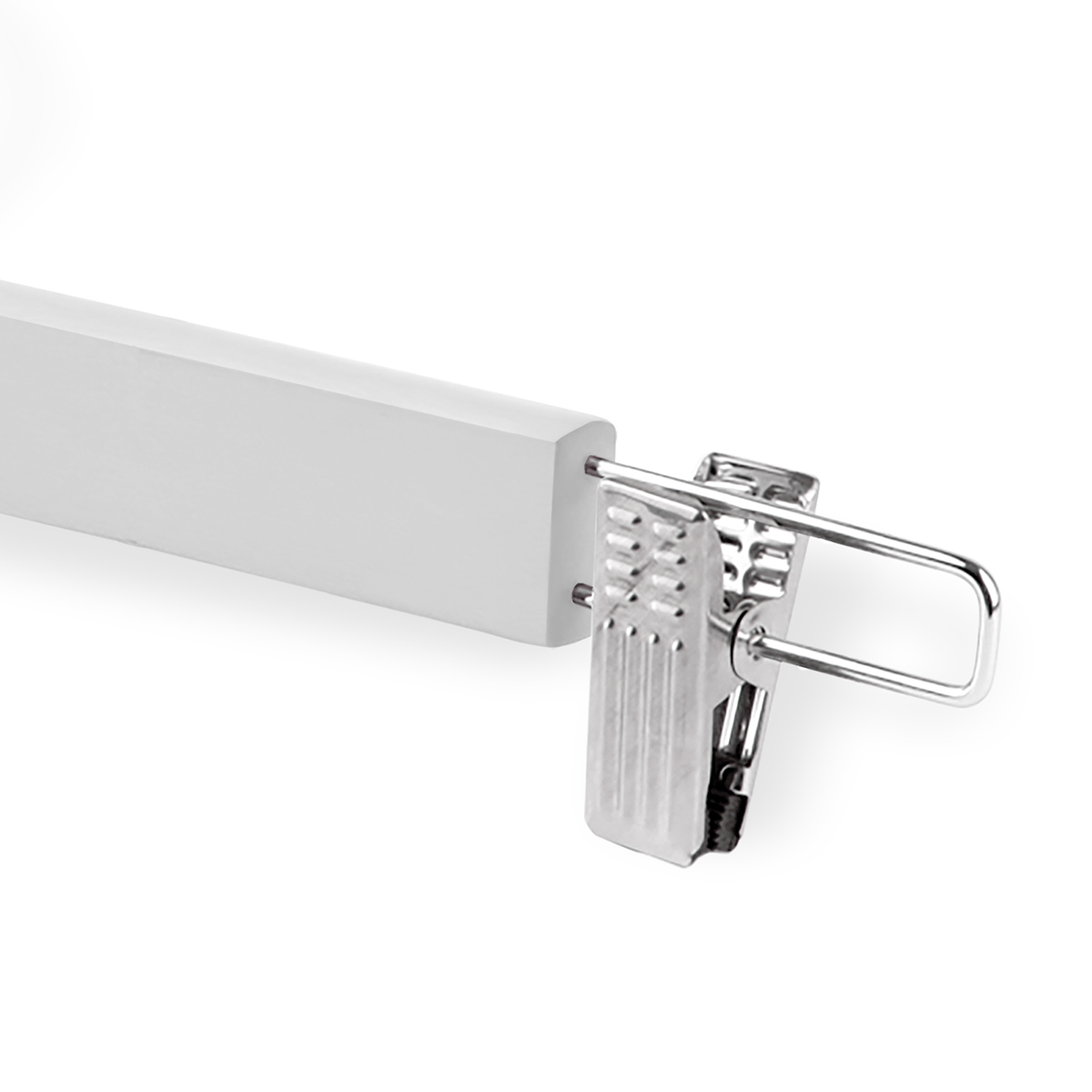 Вешалки для брюк и юбок "japanese" дерев. с клипсами (3 шт.) белые (1/32) "valiant" jw-22508s