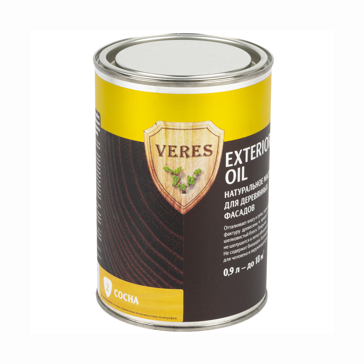 Верес масло для наруж. работ  "oil exterior" № 2 сосна  0,9 л (1/6) "veres"