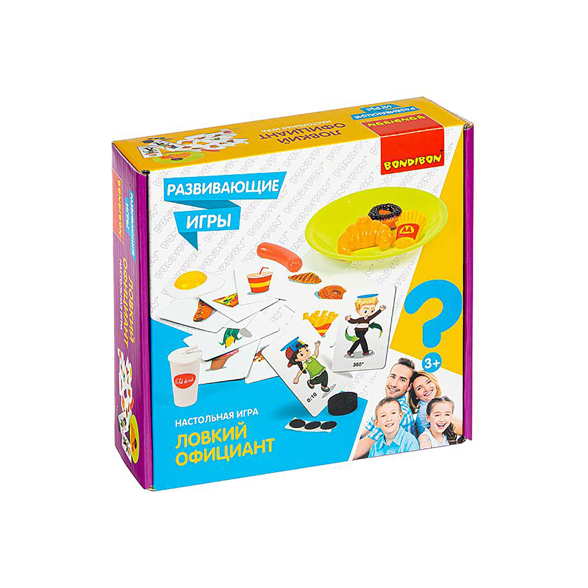 Игра настольная "ловкий официант" "bondibon" вв4514