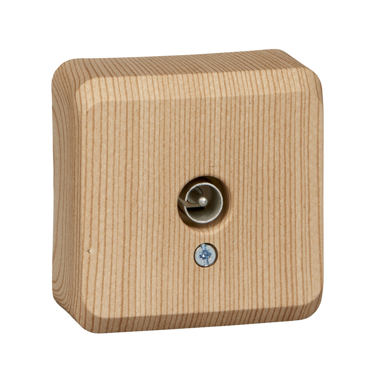 Розетка телевизионная открыт. уст. "этюд" коннектор, сосна (1/25/200) "schneider"