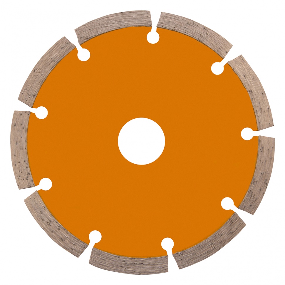 Диск алмазный, отрезной сегментный, 125 х 22.2 мм, сухая резка Denzel (73101)