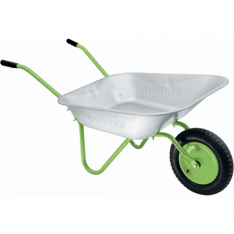 Тачка садовая, облегченная, объем 65 л Сибртех 689615 (689615)