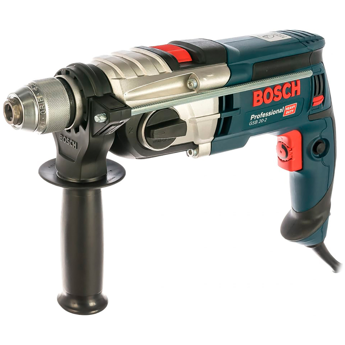 Дрель ударная gsb 20-2 (1) "bosch" 0.601.17b.400