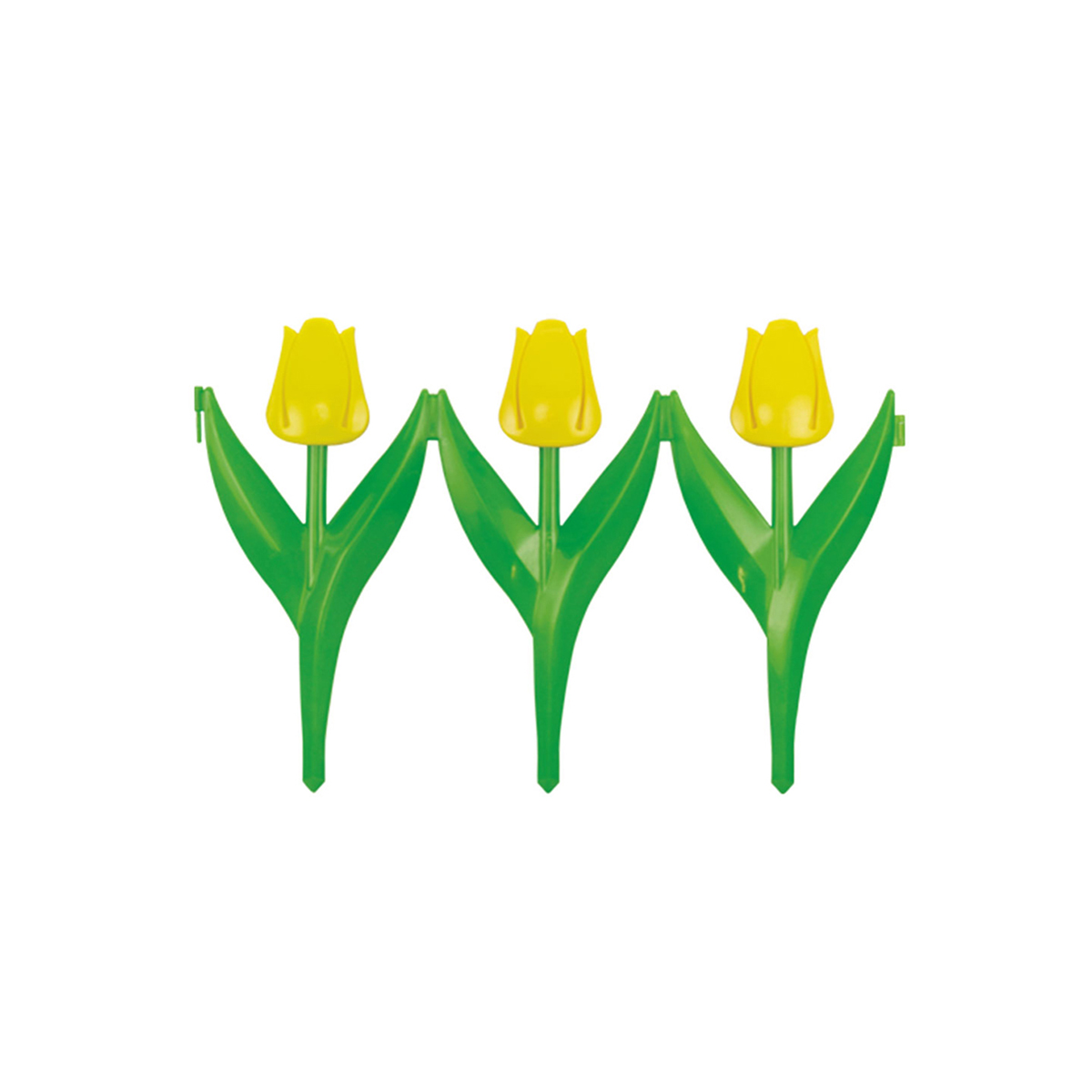 Забор декоративный "цветы"  пласт. 0,45*0,3 м 6 секций (1/5) "альтернатива" м379