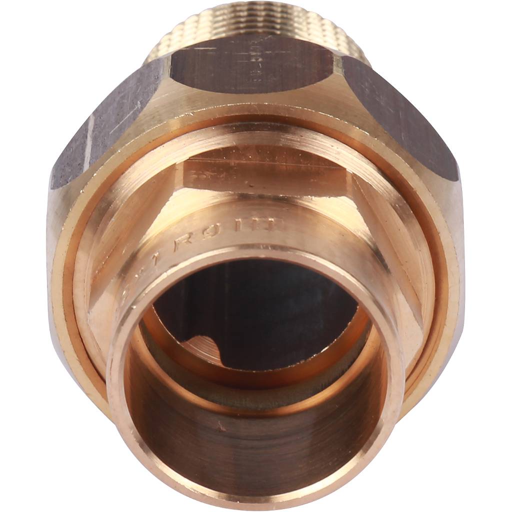 Американка (сгон) 22x1" НР самоуплотняющаяся под пайку бронзовая SANHA 14341221