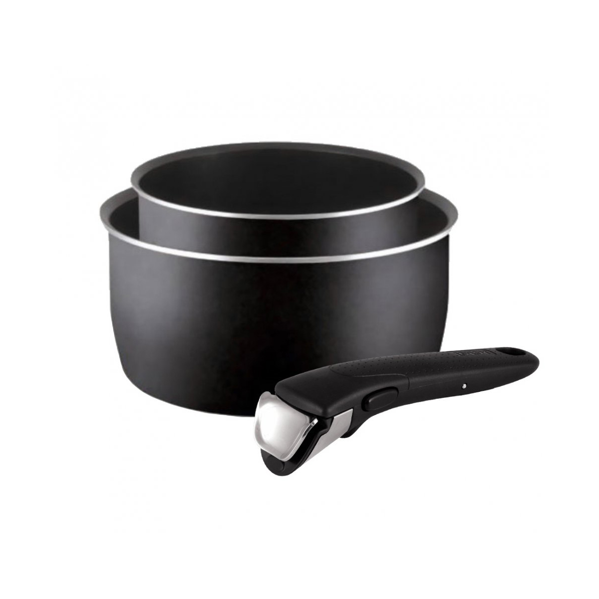 Набор ковшей "ingenio black" (16 см, 20 см, съемн. ручка) (1/6) "tefal"  04181830