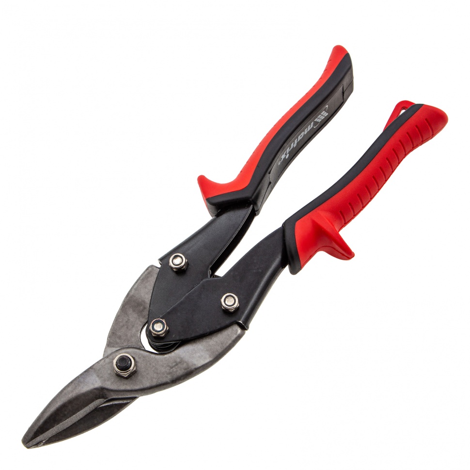 Ножницы по металлу, 250 мм, правые, обрезиненные рукоятки Matrix (78332)