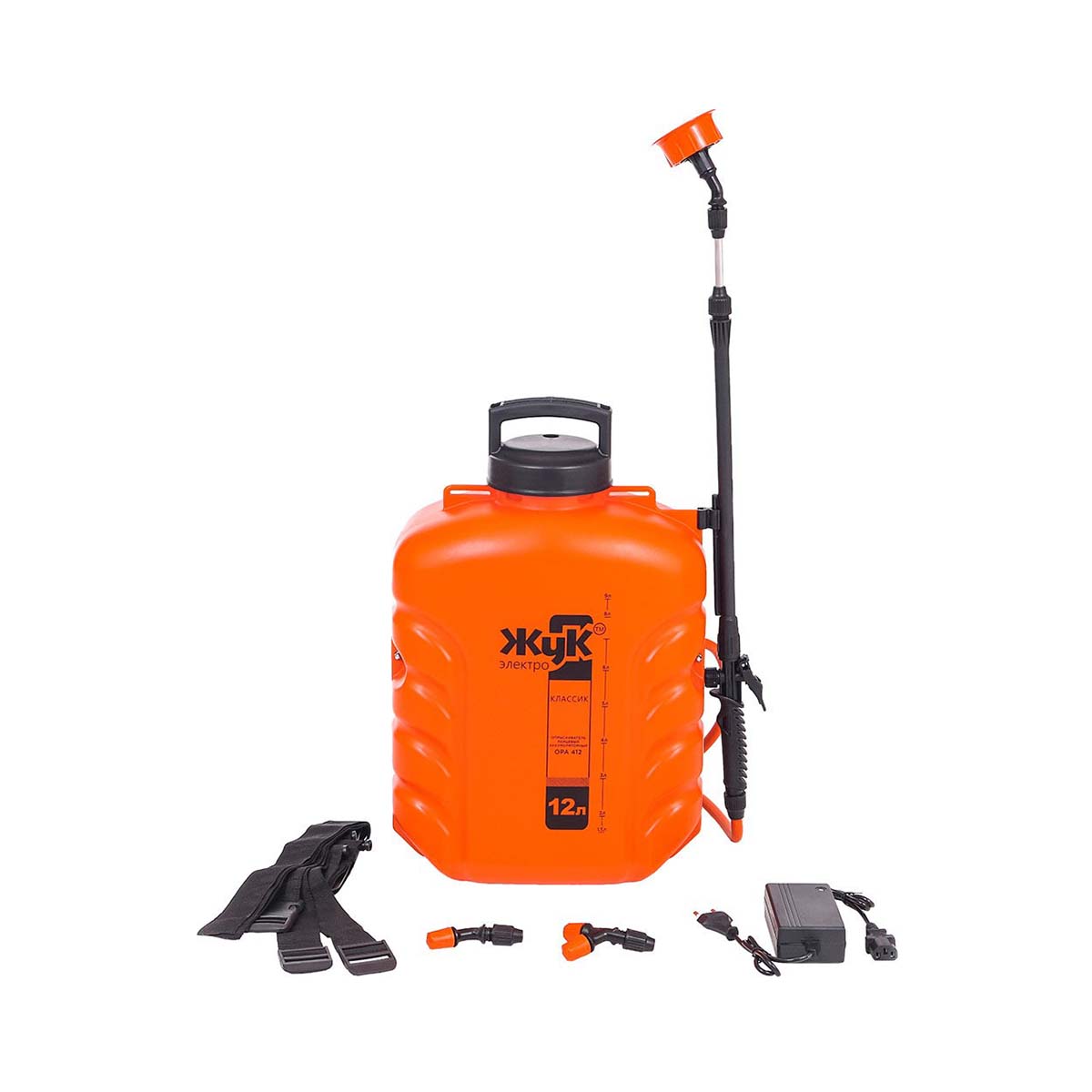 Опрыскиватель "жук" аккум. ранцевый 12 л (1) "классик"