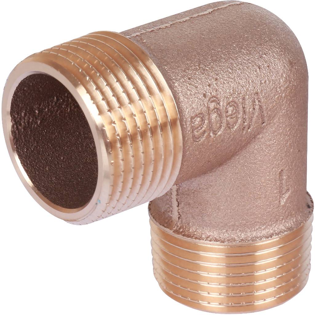 Угол резьбовой 90° (НР) 1" бронза VIEGA (317997)