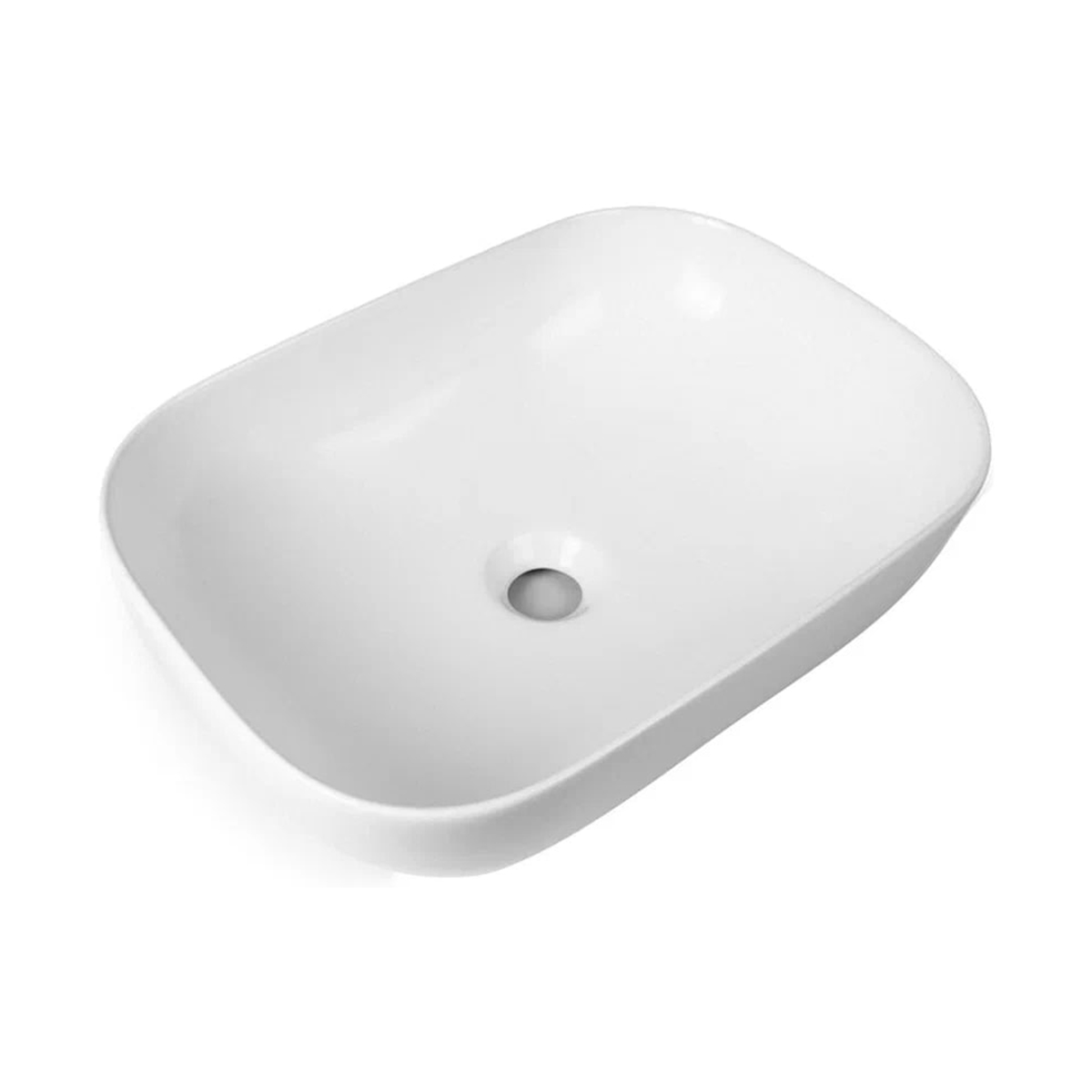 Раковина накладная gt402 керамическая 45,5*32*13,5 см, белая (1) "gappo"