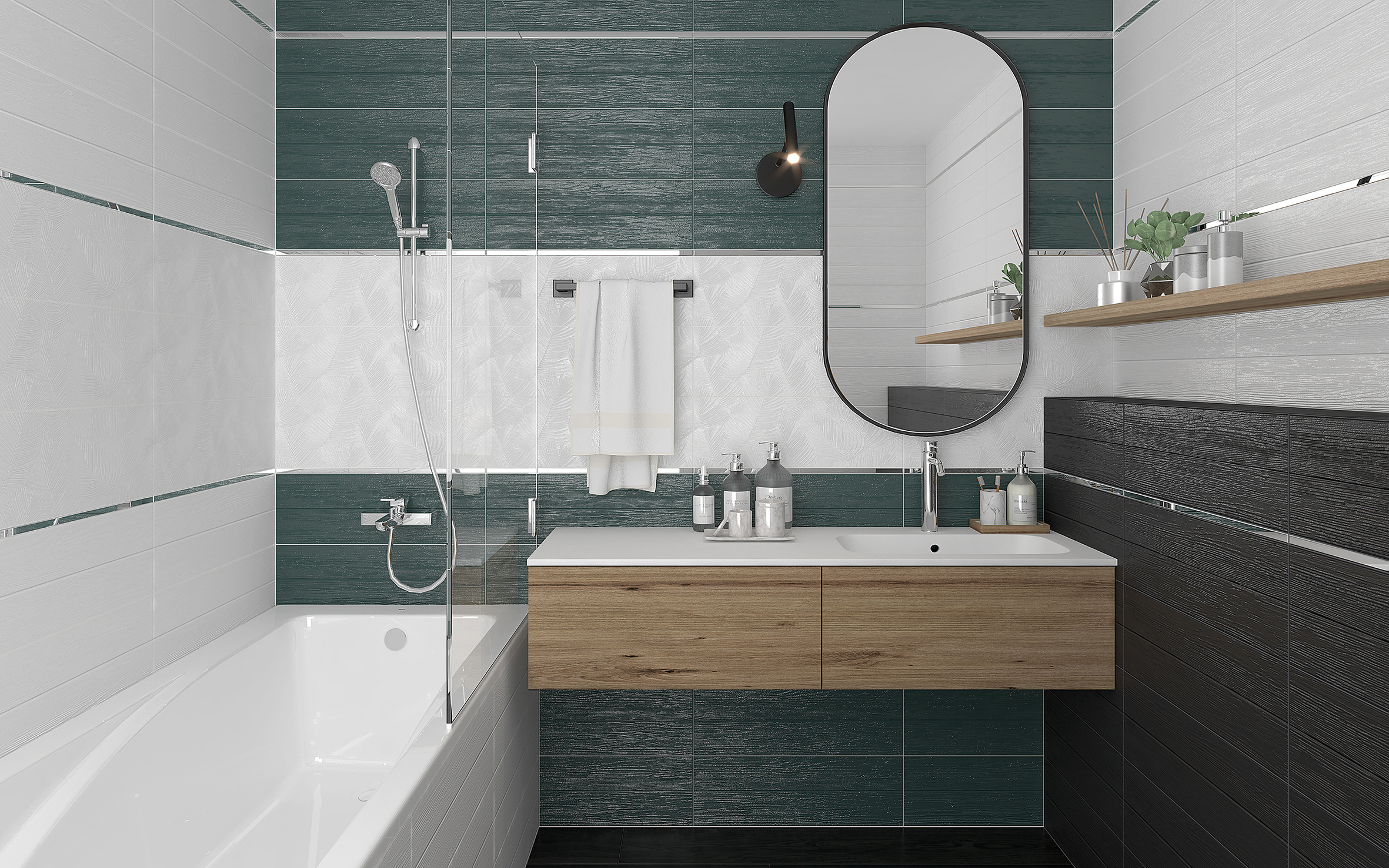 Kopengagen бирюзовый 20x60