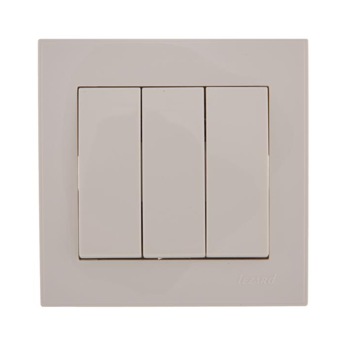 Выключатель "rain" 3-х кл., белый (1/10/120) "lezard" 703-0202-109